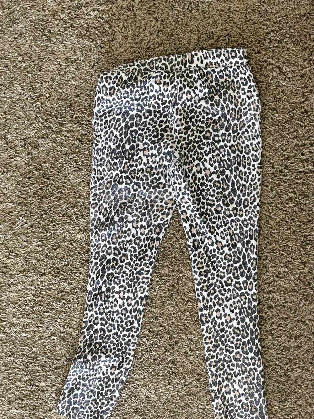 The Children's Place Girls' Leopard Print Jeans - Tan/Black